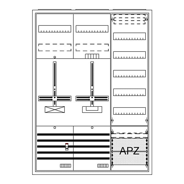 STRIEBEL & JOHN Komplettschrank AP3Pkt.A371Z1S1V5A2 DA37GC